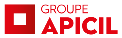 APICIL LOGOTYPE ROUGE SANS BASELINE